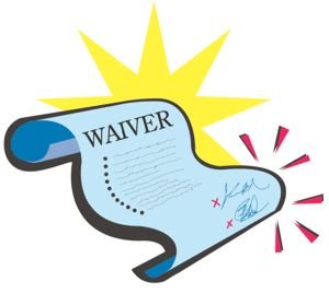 50 Printed Individual Waivers 50 Printed Individual Waivers